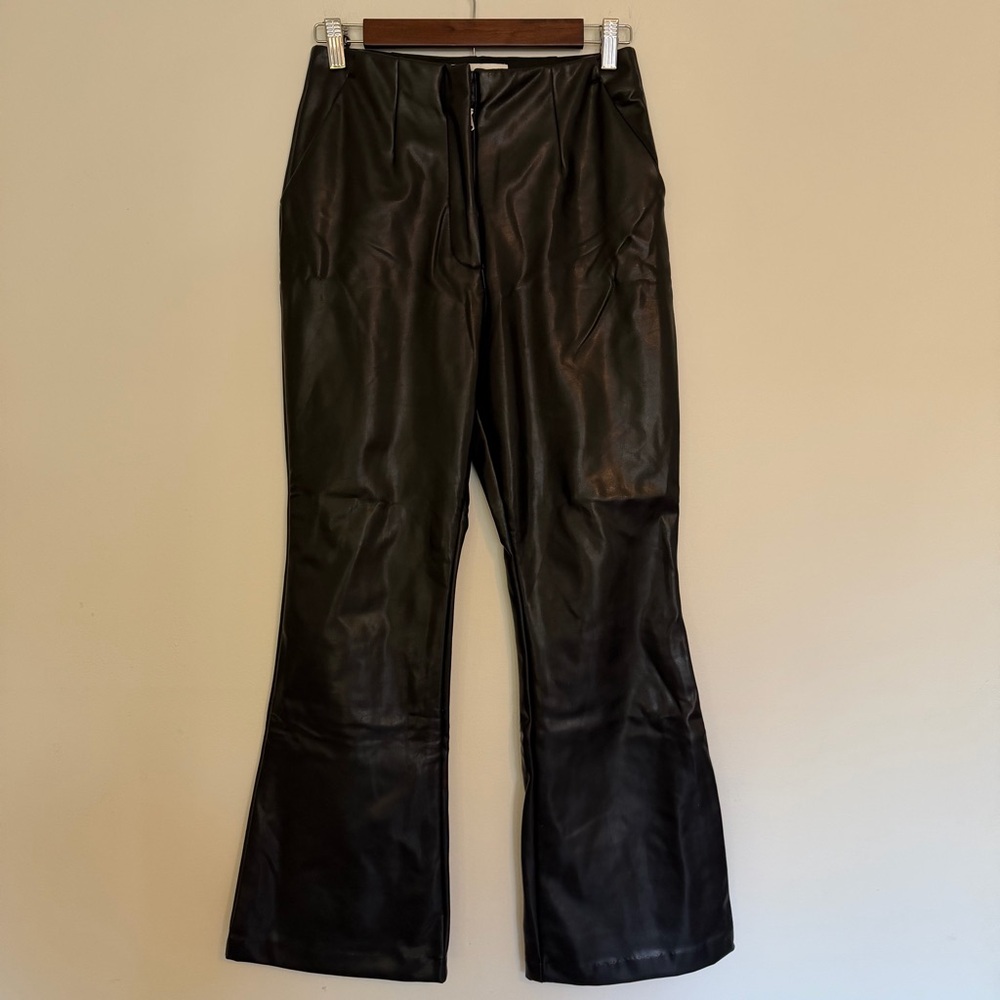 Abercrombie & Fitch Curve Love Faux Leather Pants Size 4